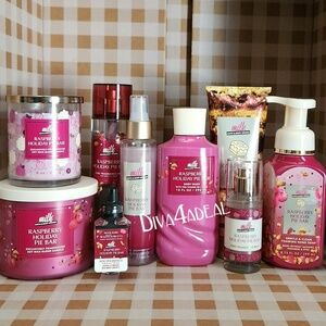 New! Bath & Body Works X Milk RASPBERRY HOLIDAY PIE BAR Collection Set Bundle